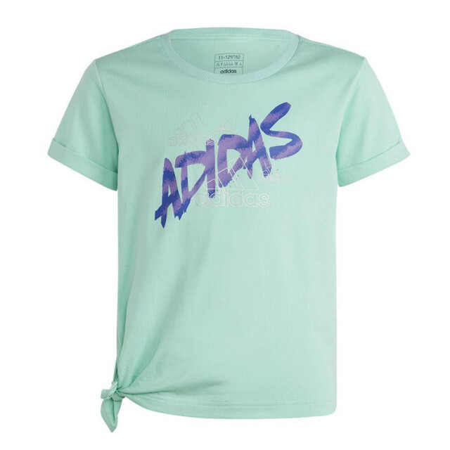 Adidas Kinderen/kinderen knotted dance t-shirt UTPP2812_green large