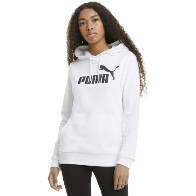 Puma Dames essentials logo hoodie UTPP1568_white large