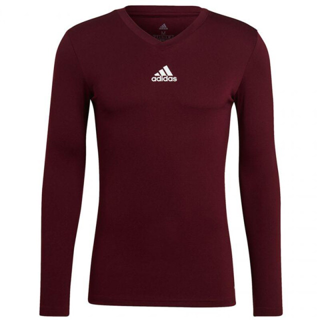 Adidas Heren team base trui met lange mouwen UTPP2147_darkred large