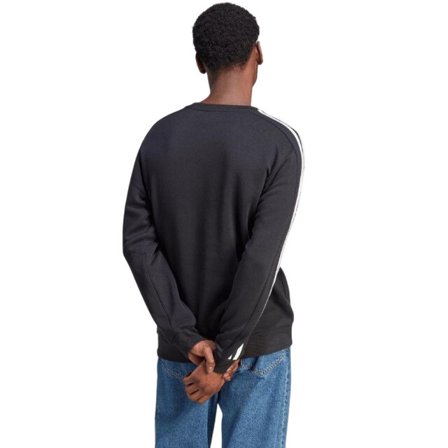 Adidas Heren essentials 3 strepen fleece sweatshirt UTPP2782_black large