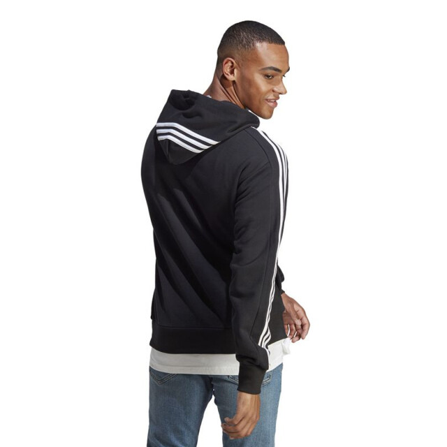 Adidas Heren essentials 3 stripes french terry hoodie UTPP3277_black large