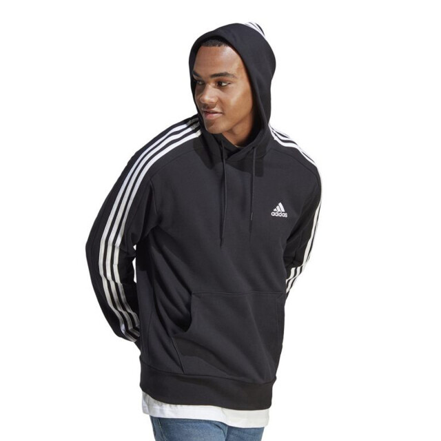 Adidas Heren essentials 3 stripes french terry hoodie UTPP3277_black large