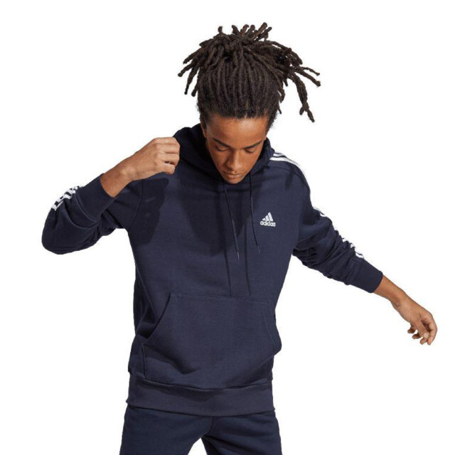 Adidas Heren essentials 3 stripes french terry hoodie UTPP3277_navyblue large