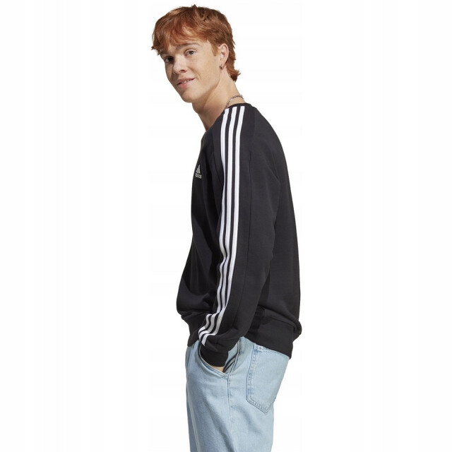 Adidas Heren essentials 3 stripes french terry sweatshirt UTPP5362_black large