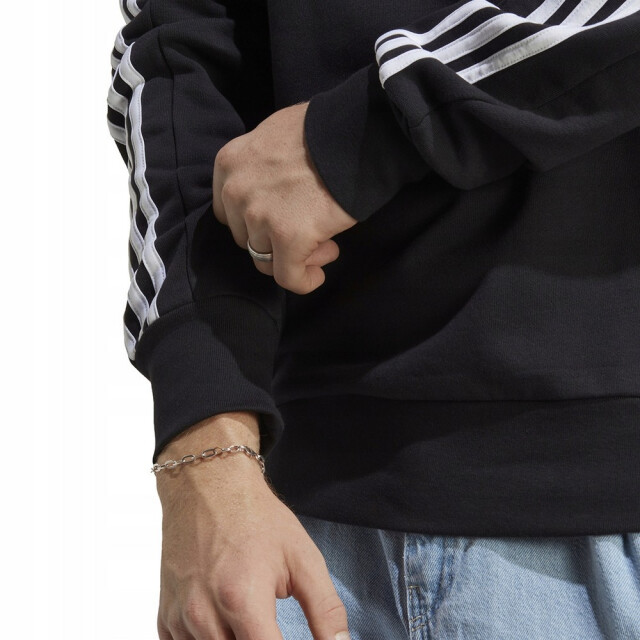 Adidas Heren essentials 3 stripes french terry sweatshirt UTPP5362_black large