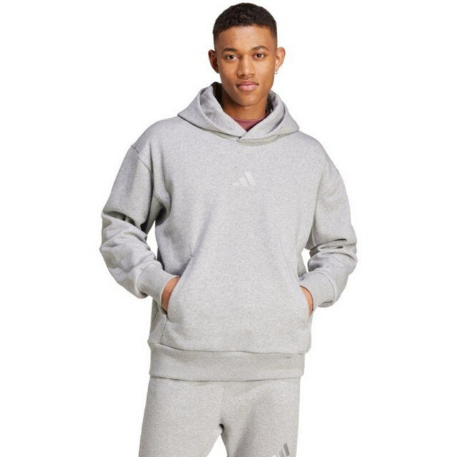 Adidas Heren alle szn fleece hoodie UTPP3562_greysilver large