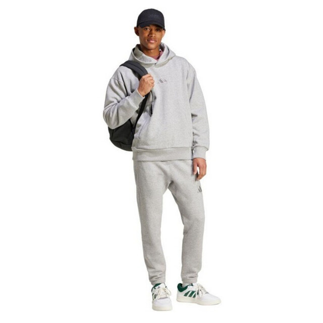 Adidas Heren alle szn fleece hoodie UTPP3562_greysilver large