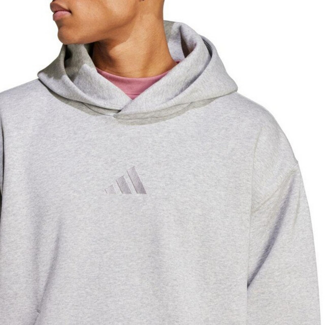 Adidas Heren alle szn fleece hoodie UTPP3562_greysilver large