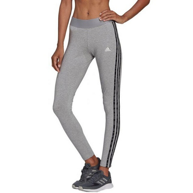 Adidas Dames essentials 3 strepen legging UTPP3656_grey large