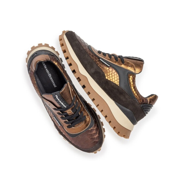 Floris van Bommel SFW-10100-92-01-Grommi 01.17 Veterschoenen Bruin SFW-10100-92-01-Grommi 01.17 large