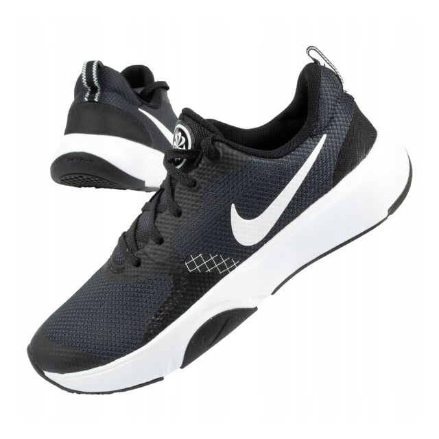 Nike Dames city rep tr leren trainers UTPP4733_black large