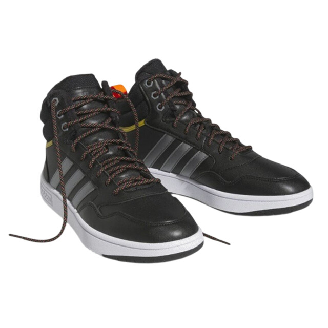 Adidas Heren hoops leren trainers UTPP5926_black large