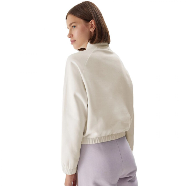 4F Dames f0718 sweatshirt met kwart ritssluiting UTPP5933_beige large