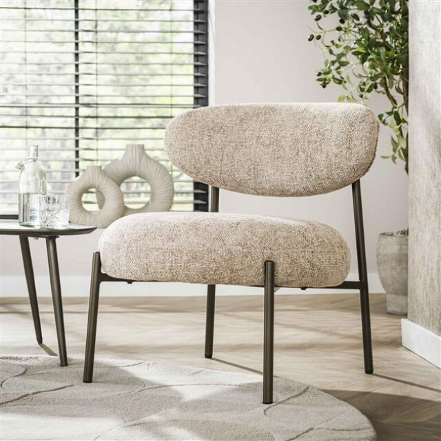 Hoyz fauteuil round tissee cargo zandkleur 3222874 large