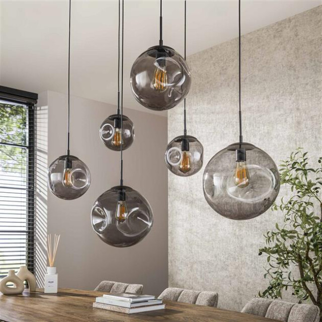 Hoyz hanglamp stellar black 6-lichts artic 3222880 large