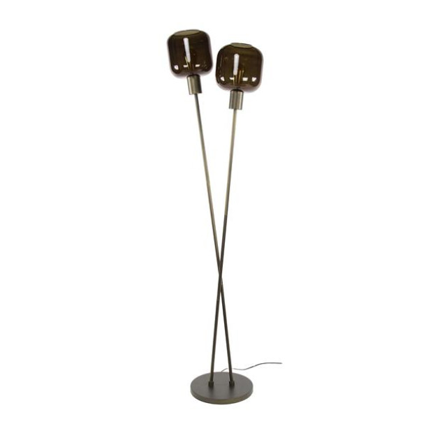 Hoyz vloerlamp bronza 2-lichts sienna brown 3222882 large