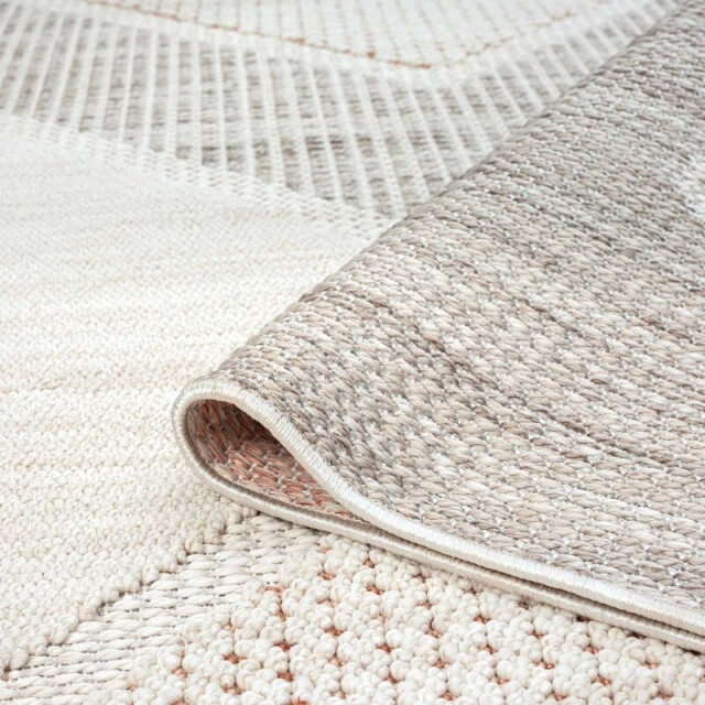 Muratap Outlet vloerkleed lindo fluffy terra creme- 80x150 cm 3246043 large