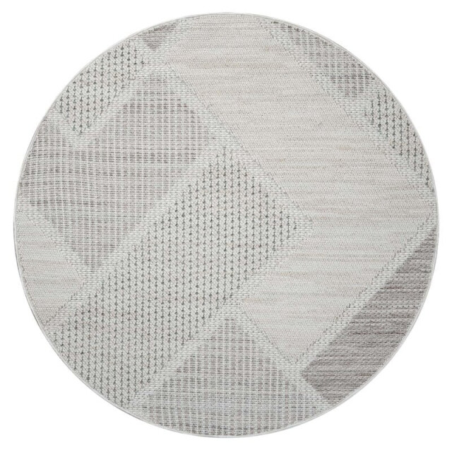 Muratap Outlet vloerkleed lindo fluffy groen- 160 cm rond 3246044 large