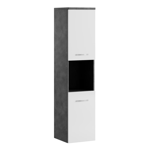 Badplaats Badkamerkast montreal 30 x 30 x 131 cm met wit hangende 3246075 large