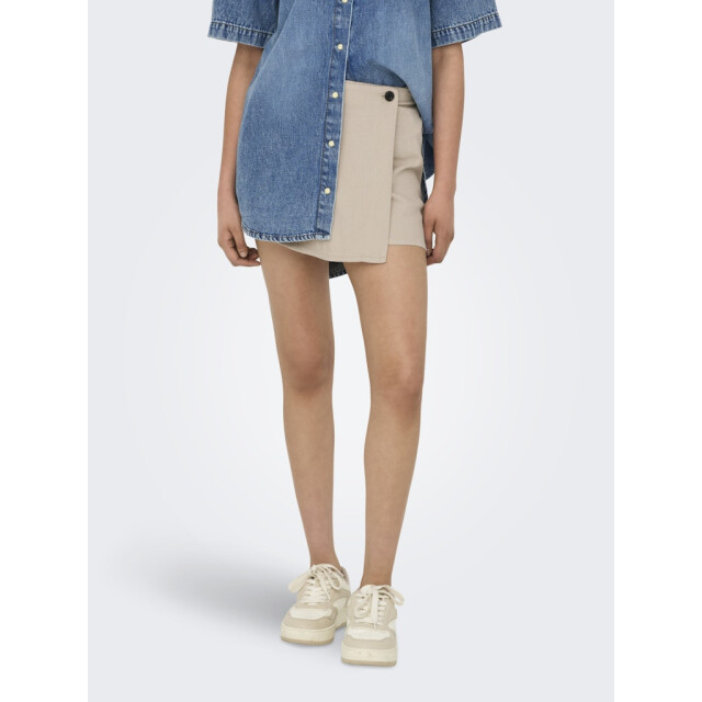 Only onlcaro hw linen bl skort cc pnt 15338905 oxford tan 06411.805.0001 large