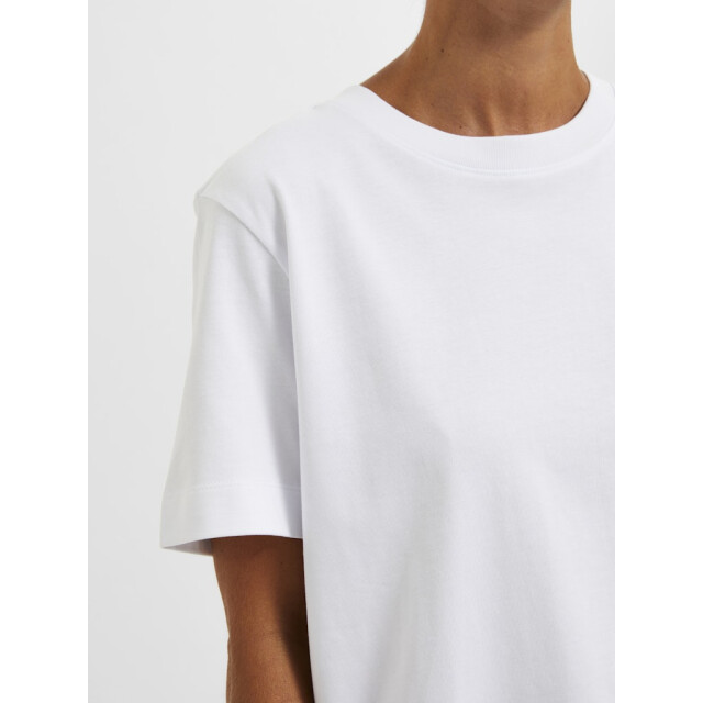 Selected Femme slfessential ss boxy tee noos 16087919 bright white 06011.100.0228 large