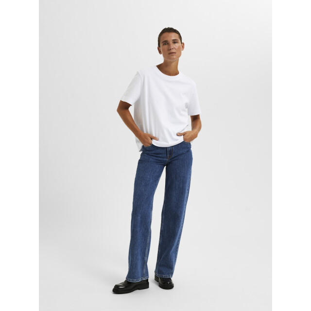 Selected Femme slfessential ss boxy tee noos 16087919 bright white 06011.100.0228 large