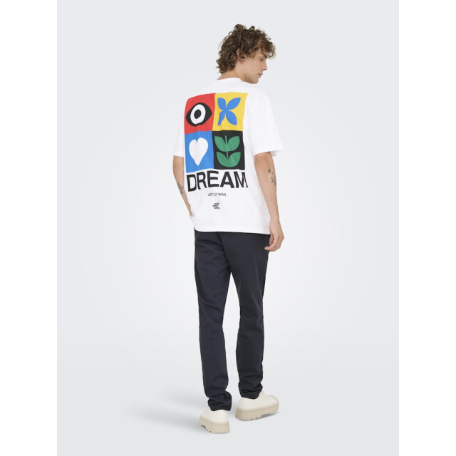 Only & Sons onsfred giroud rlx ss tee 22036984 bright white 05011.100.0257 large