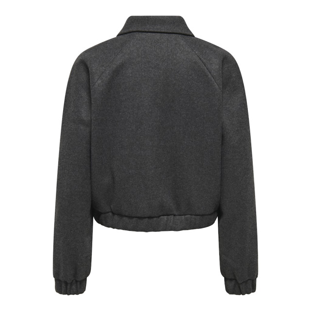 Only onlnancy life collar jacket cc otw 15321922 dark grey melange 06111.970.0005 large