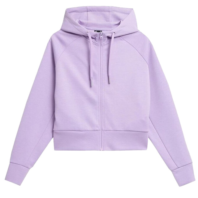 4F Dames h4z22 bld027 hoodie met volledige rits UTPP1620_violet large