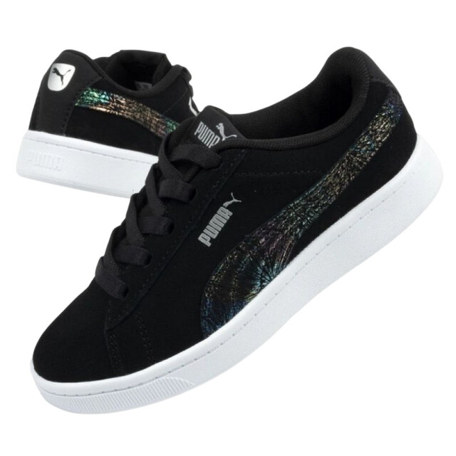 Puma Kinder/kinder vikky chamois leren trainers UTPP1850_black large
