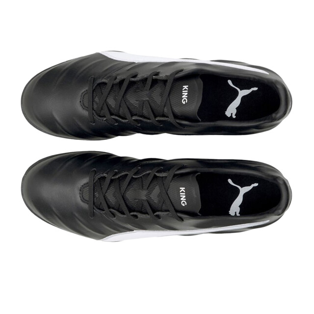 Puma Volwassen unisex king pro 21 lederen voetbalschoenen UTPP2592_blackwhite large
