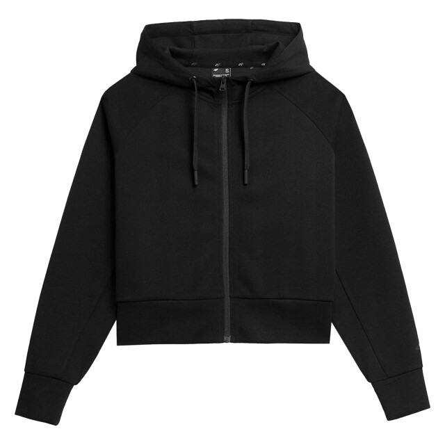 4F Dames h4z22 bld027 hoodie met volledige rits UTPP1620_black large