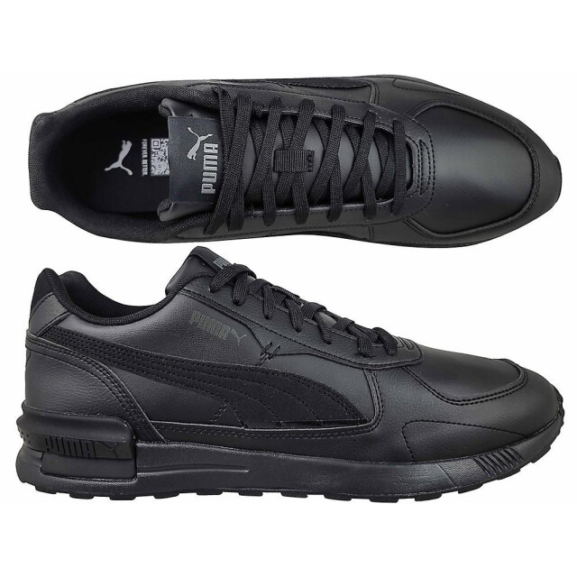 Puma Heren graviton sl 2 leren trainers UTPP2711_black large