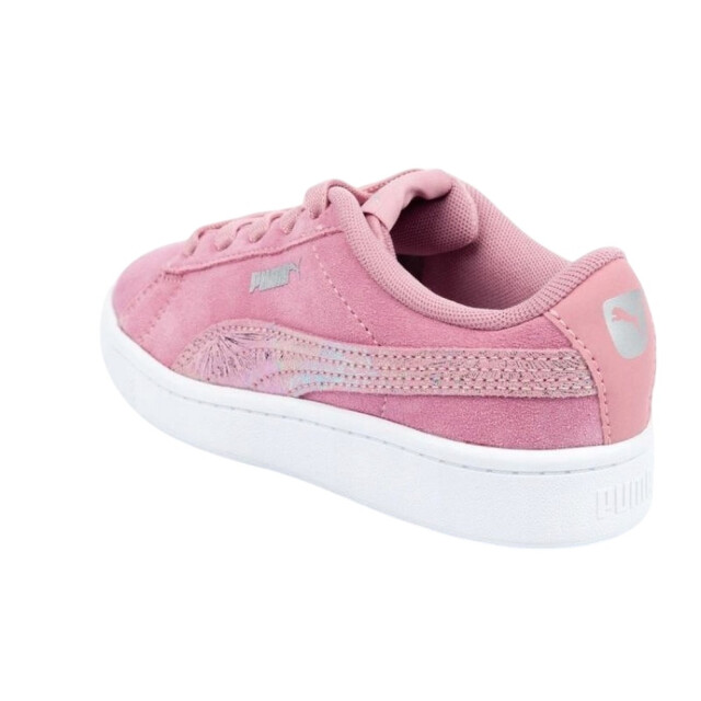 Puma Kinder/kinder vikky chamois leren trainers UTPP1850_pink large