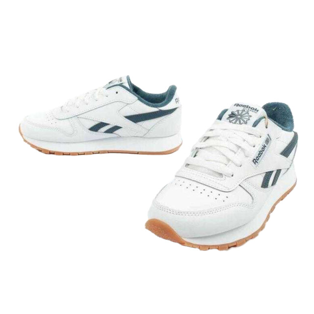 Reebok Dames classic logo ecologisch leren trainers UTPP4449_white large