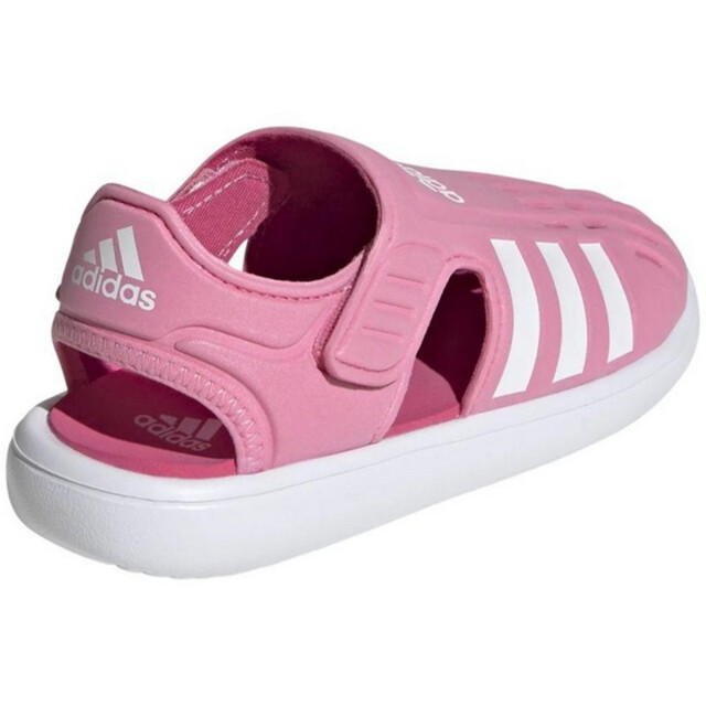 Adidas Kinderen/kinderen 3 strepen gesloten teen zomer waterschoenen UTPP5023_pink large