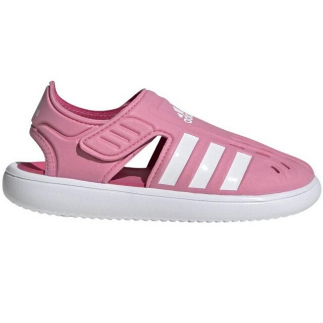 Adidas Kinderen/kinderen 3 strepen gesloten teen zomer waterschoenen UTPP5023_pink large