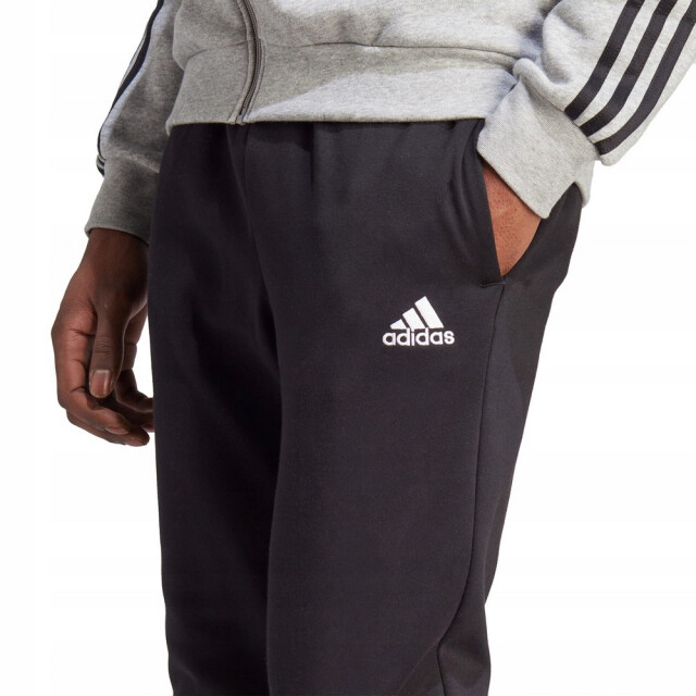 Adidas Heren 3 strepen fleece trainingspak UTPP5330_blackgrey large