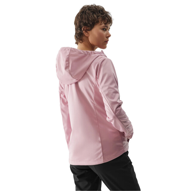 4F Dames wss24tsoff215 winddicht softshell jack UTPP5608_pink large