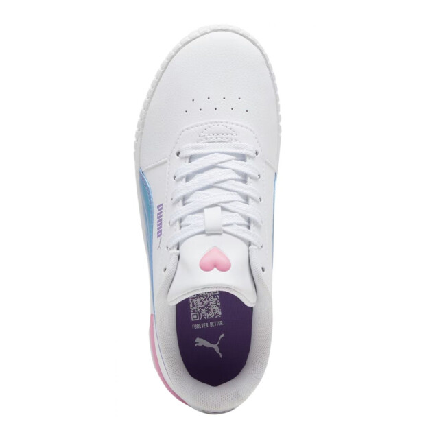 Puma Kinderen/kinderen carina 2.0 ecologische leren trainers UTPP6022_white large