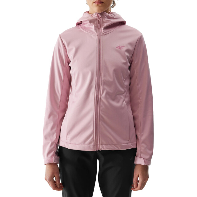 4F Dames wss24tsoff215 winddicht softshell jack UTPP5608_pink large