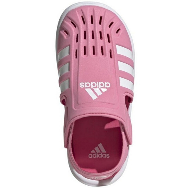 Adidas Kinderen/kinderen 3 strepen gesloten teen zomer waterschoenen UTPP5023_pink large