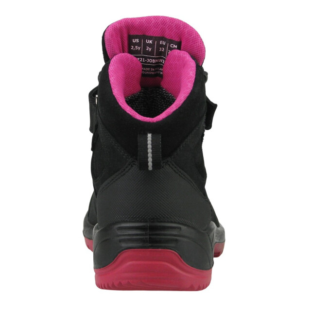 4F Kinderen/kinderen hjz21-jobmw251 leren trainers UTPP6642_black large
