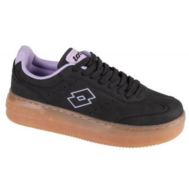 Lotto Dames iskar synthetisch leren trainers UTPP5791_blackpurple large