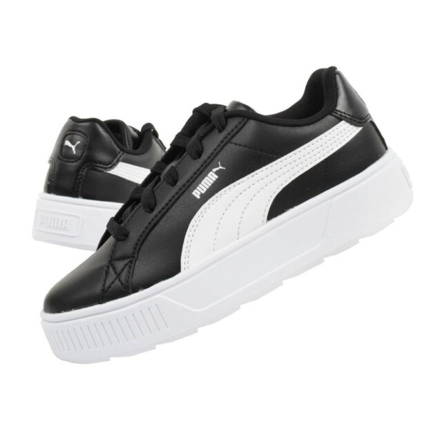 Puma Kinderen/kinderen karmen leren trainers UTPP6836_blackwhite large