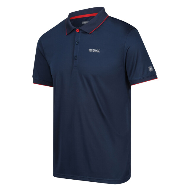 Regatta Heren remex ii polo shirt UTRG4217_nephritegreensolid large