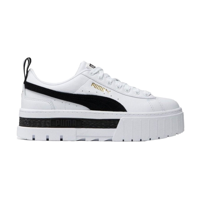 Puma Dames mayze leren trainers UTPP6538_white large