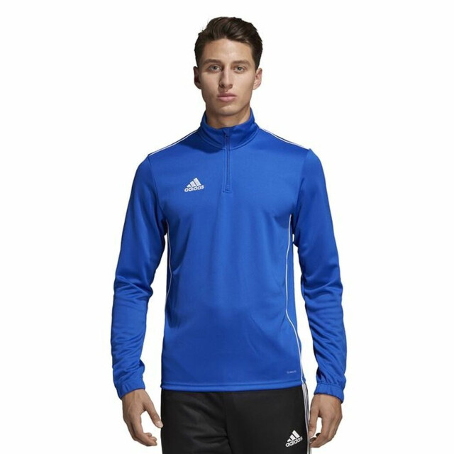 Adidas Heren core 18 quarter zip trainings sweatshirt UTPP740_blue large