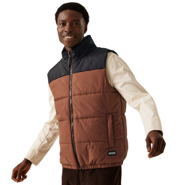 Regatta Heren hawfinch baffled gilet UTRG9019_darkbrownblack large