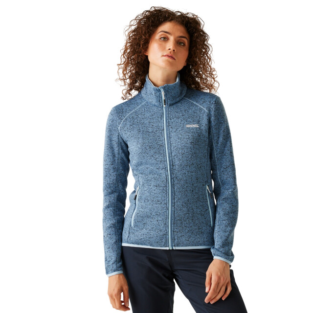 Regatta Dames newhill marl full zip fleecejack UTRG8828_coronetblueclearsky large